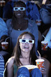 People Watching 3-D Movie