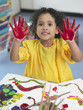 Elementary Student in Art Class