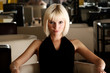 Photo: young blond woman in restaurant young blond woman in restaurant