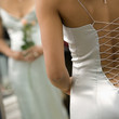Photo: Woman in evening gown. Woman in evening gown.