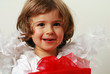 happy angel with gift happy angel with gift