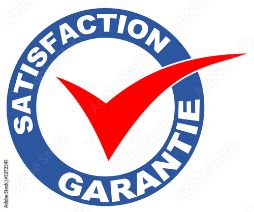 Garantie satisfaction 100% coche Garantie satisfaction 100% coche