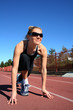 Exercising woman
