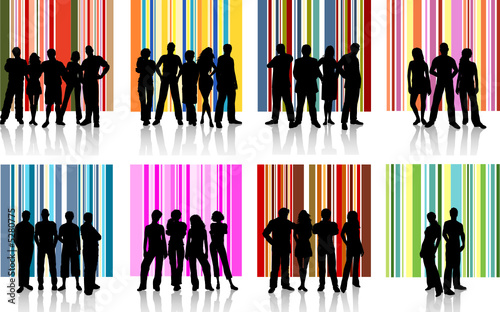 Groups of people Groups of people