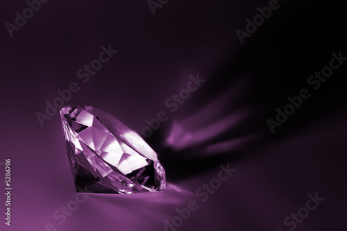 Illustration: Diamond in purple Diamond in purple