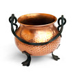 Brass pot isolated with white background 2 Brass pot isolated with white background 2