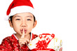 Photo: child with gift child with gift