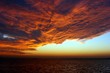 suset with clouds