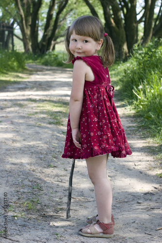 Photo: Looking back girl Looking back girl