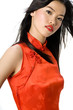 Asian women in a traditional dress Asian women in a traditional dress