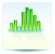 Illustration: Illustration of bar chart depicting growth Illustration of bar chart depicting growth