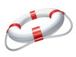 White life preserver