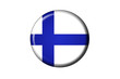 Finnland Flaggen Knopf