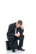 Pensive businessman