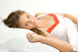 Young girl in bed Young girl in bed