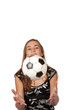 Football in air
