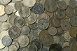 Silver Coins Texture Silver Coins Texture