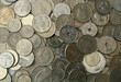 Silver Coins Texture Silver Coins Texture