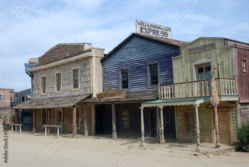 Old Western Town Buildings