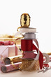 Wrapping paper and ribbon