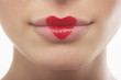 Lips Wearing Lipstick Heart