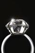 Diamond ring, close up