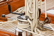 Winch, carrucole e corda Winch, carrucole e corda