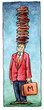 Businessman with hats