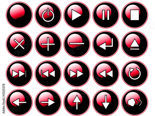 red buttons