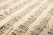 Retro sheet music Retro sheet music