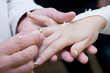 wedding ring on the finger wedding ring on the finger