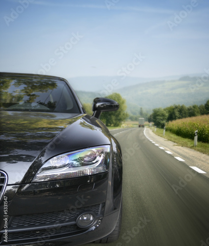 Black car
