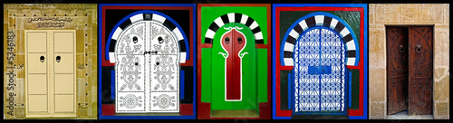 Photo: Typical tunisian doors Typical tunisian doors