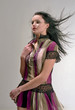 beautiful woman with flutter hair beautiful woman with flutter hair
