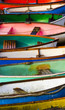 an abstract image of some boats on the beach at Leigh-on-Sea