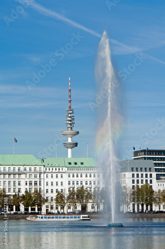 Alsterfontäne in Hamburg