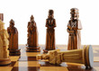 king death. checkmate in a chess party.