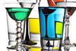 Colorful cocktails