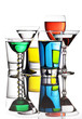 Colorful cocktails