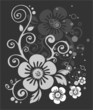 dark flowers pattern dark flowers pattern