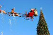 Photo: Santa Claus and Christmas tree Santa Claus and Christmas tree
