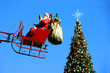 Photo: Santa Claus and Christmas tree Santa Claus and Christmas tree