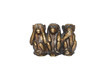 A free monkey's. The statue of bronze.