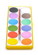 Painters palette isolated on the white background Painters palette isolated on the white background