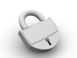 Padlock. 3d