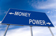 money or power billboard
