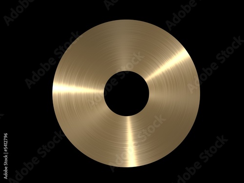 Illustration: Gold Schallplatte Gold Schallplatte
