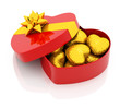 Box with Golden Hearts