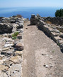 part of the ruins of ancient thira on the island of santorini 06