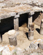 part of the ruins of ancient thira on the island of santorini 03